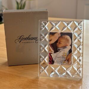 Gorham Crystal Silver Frame